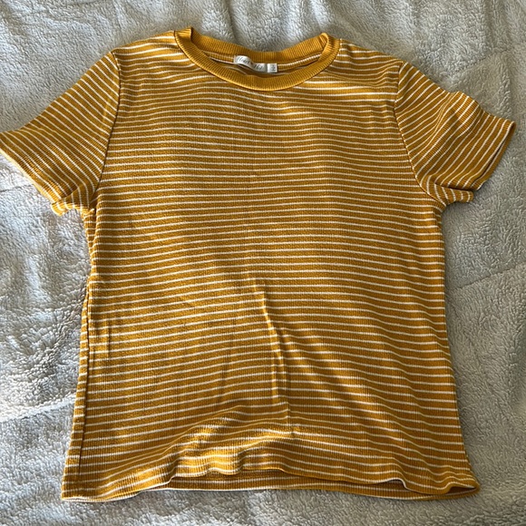 Yellow Stripped Top - Picture 1 of 5